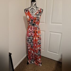 Nina Leonard boho maxi dress‎